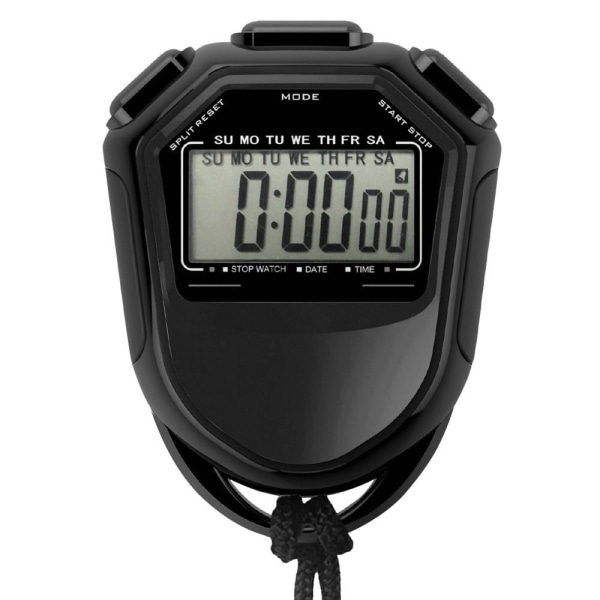 Timer Stoppur - Svart Svart