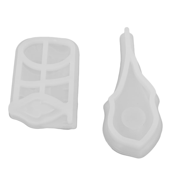 2 stk Silikonform Unik Elegant Pipa Form Design Elastisk Nem Afformning Form Håndværk Gave