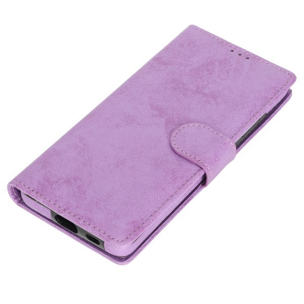 Plånboksskyddande phone case 2 i 1 flip magnetiskt avtagbart phone case för Galaxy S21 Ultra Purple