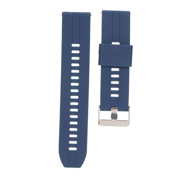 Armbandsband 22mm Universal Snabbkoppling Silikontillbehör för Realme Watch 2 Blå
