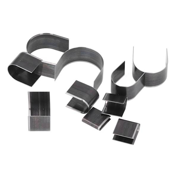 10 st Leather Punching Die Set Hörn Kanttrimmare Formstansverktyg Cutter för DIY Hantverk