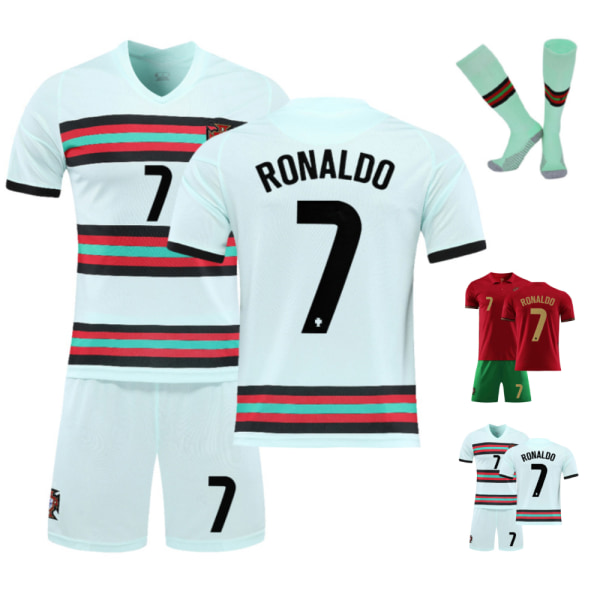 Barnestreningsdrakt fotballsett nr. 7 Cristiano Ronaldo