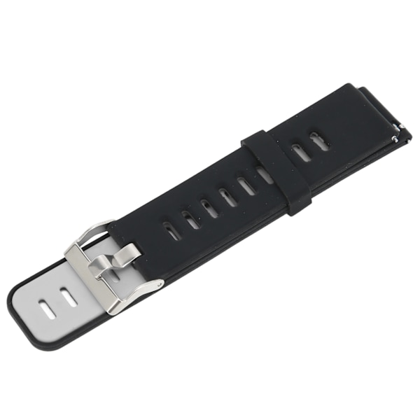 22mm Universal Silikon Sport Urrem til Huawei Watch 3 til Watch 2 til Watch GT Sort Grå