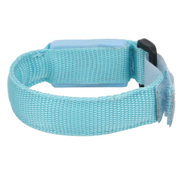 2cm Armband med LED-ljus för nattlöpning utomhus, justerbar handledsband för cykling, blå