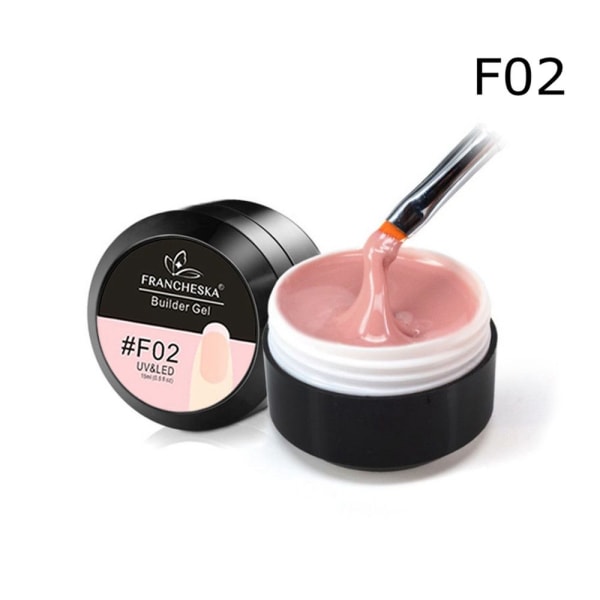 15ml Nagelförlängningsbyggargel Nagelkonst Förlängning Lim F02