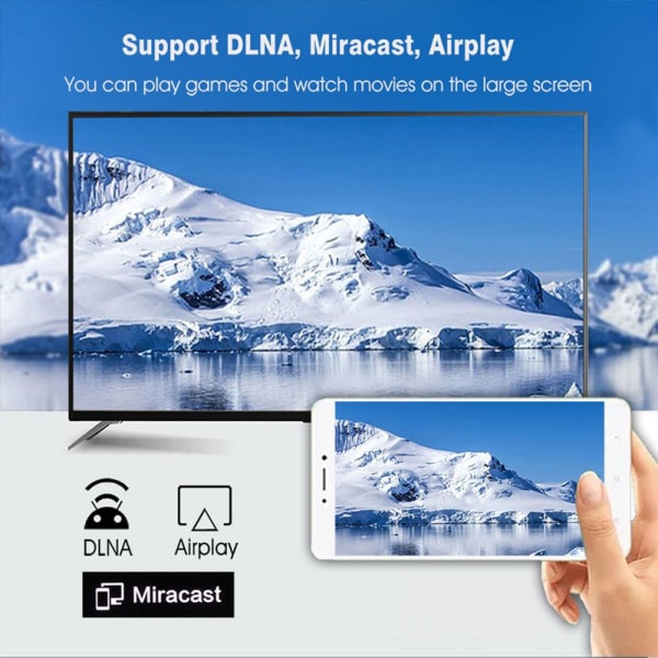 H96 Max Smart TV-boks Set Top Box EU-STIKK 4GB+32GB 4GB+32GB