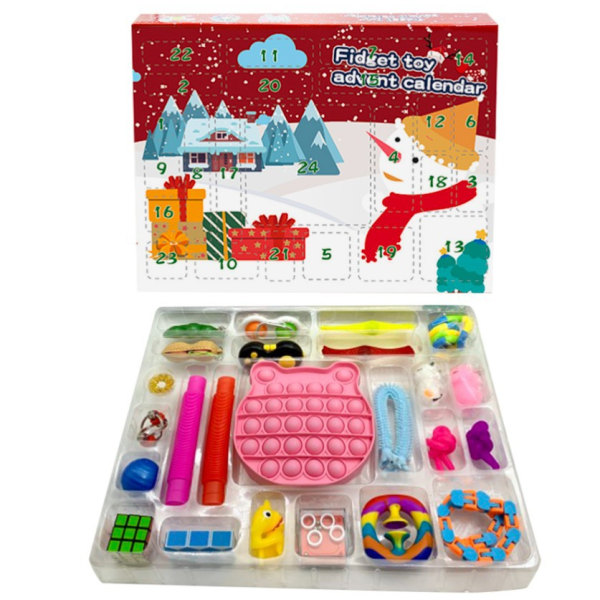 Adventskalendrar 2022 Fidget Leksak Sinnesleksak Barnpresent
