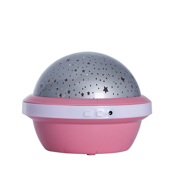 LED stjernehimmel lampe projeksjonslampe barnerom pink