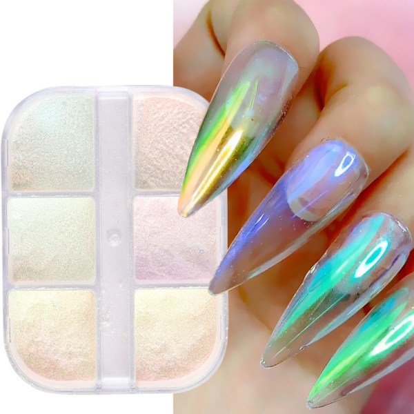 Kynsijauhe Aurora Pigment Chrome
