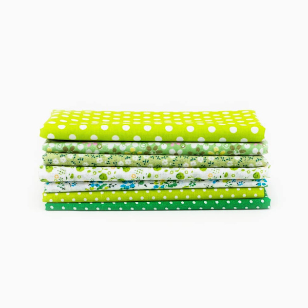 7 stk. Assorteret Fat Quarter Bundt Quilt Quilting Bomuldsstof Syning DIY Sæt