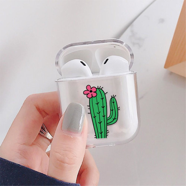 Skyddande skal för AirPods med motiv - Kaktus Kaktus