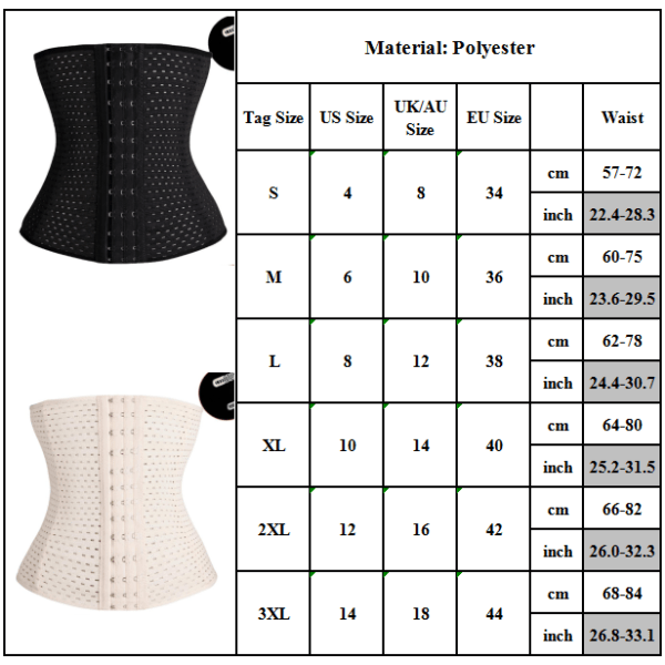 Slim Corset Waist Trainer Shapewear Body Belly Band naisille
