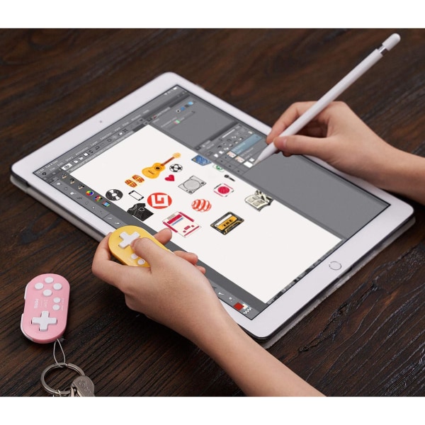 8bitdo Zero 2 Bluetooth Spelkontroll Blå Utgåva Trådlös Styrenhet