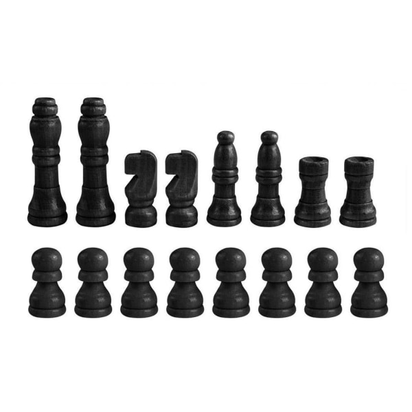 Fällbart trä-schackspel i flera färger