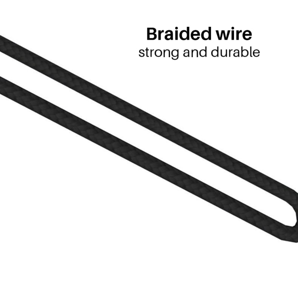 Ljudkabel 3,5 mm hane till hane, AUX-kabel med mikrofon för telefon, hörlurar, bil