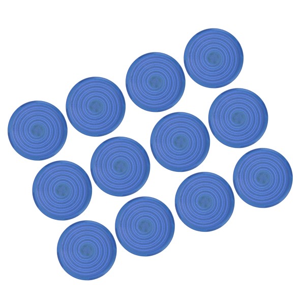 12 stk Arcade-knappdeksler - Erstatning for mekaniske trykknappdeksler for Kailh, Cherry, TTC, Akko, Glorious-brytere - Blå