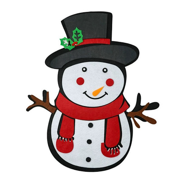 Hotsalg Ny Julepynt Julefilt Snemand Feriepynt Boy Snowman