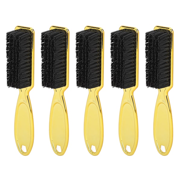 5-pack Herr Barberborste Klippar Rengöringsborste Trimmer Rengöringsborste Hårstilverktyg Förgylld