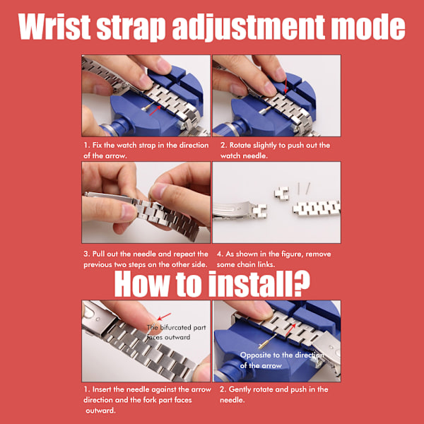 Ersättningsarmband Kompatibla med Xiaomi Band 7 Metallarmband Vattentäta Armband i Rostfritt Stål Lätt att Installera med Verktyg