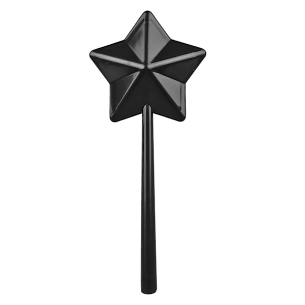 Salt- og Peberrysterstav Plast Sød Praktisk Pentagram Form Saltdispenser Sort
