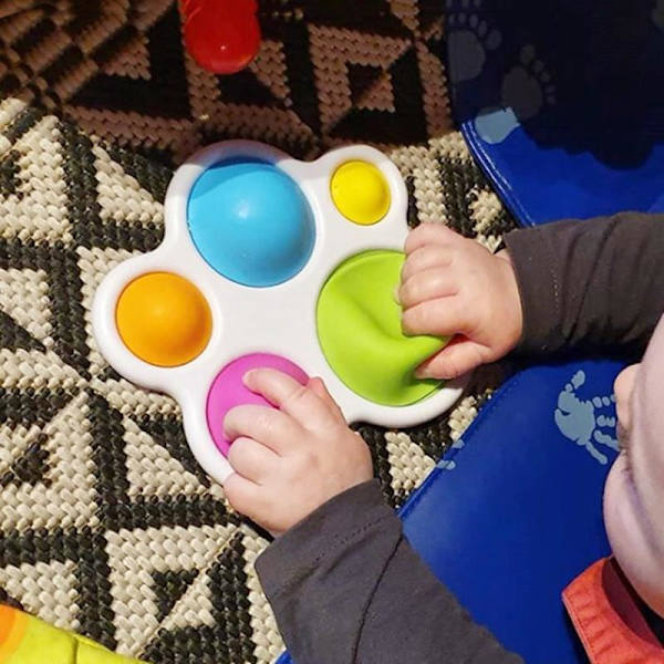 2-pack - Enkla Dimple Pop It Fidgetleksaker - Leksak