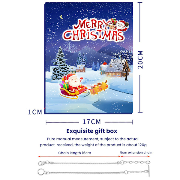 Juleteller Adventskalender Juleteller Adventskalender Armbånd Blindboks D