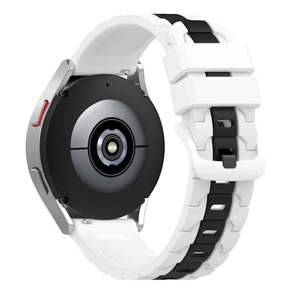 Udskiftningsremme Kompatibel med Samsung Galaxy Watch5 Dobbelt Farve Blød Silikon Armbånd Justerbar Håndledsrem til Kvinder Mænd