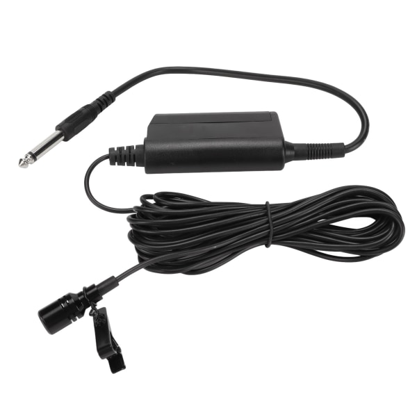 Lavaliermikrofon Professionell Omnidirektionell Clip On Trådbunden Mikrofon för Gitarr Tal Trumma Piano Saxofon