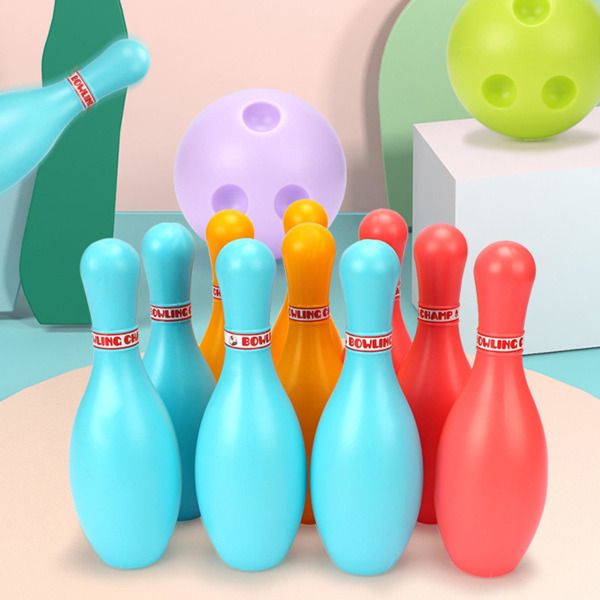 Bowlingset för barn, inomhus och utomhus, för pojkar och flickor