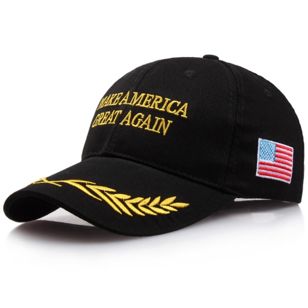 Nye solhatter for menn og kvinner - gjør Amerika stort igjen - amerikanske baseballcaps black L (58-60cm)