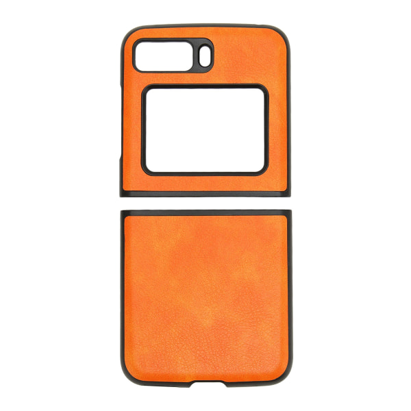 Case Lichee-mönster Reptåligt cover för Moto Razr 2022 Folding Mobile Phone Orange