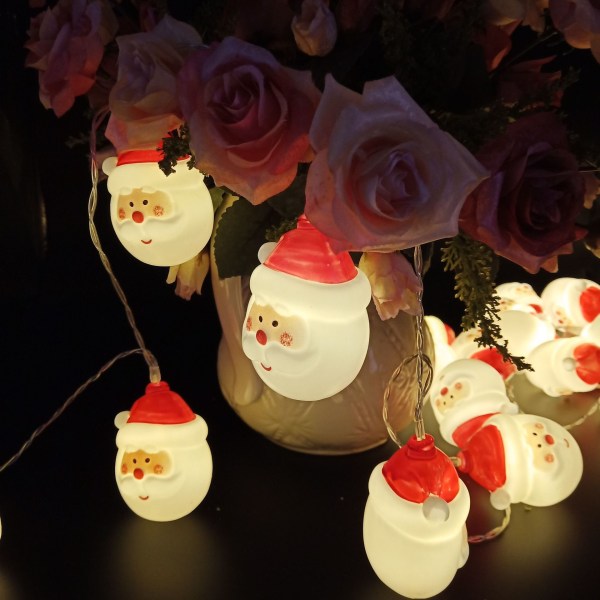 sträng lys for trädfest hem utendørs jul festival dekor