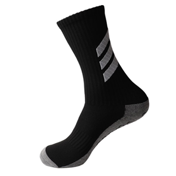 Mænds Strømper Tykkelse Kort Rør Mellem Rør Fodbold Strømper Stribet Anti-Slip Slidstærk Atletiske Strømper Fluorescent Green Long Average Size