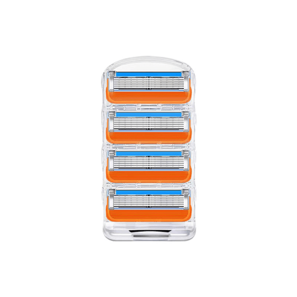 Miesten parranajopää, parranajokoneen terä, käsikäyttöinen parranajokone 16pcs orange blue