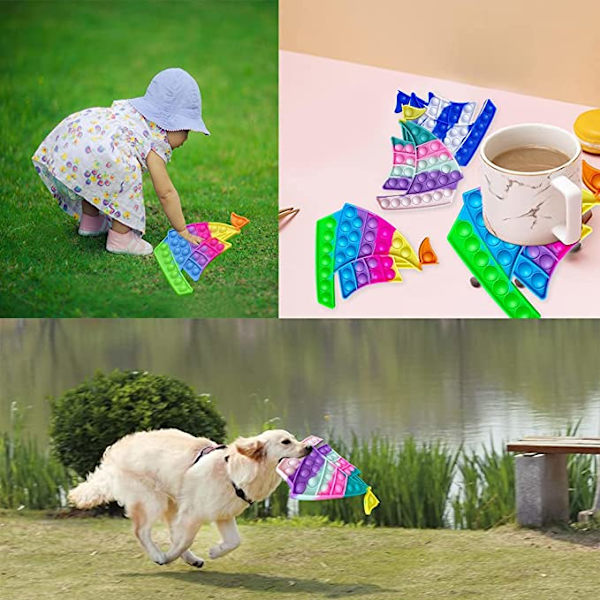 3-pack Pop It fidgetleksaker för barn och vuxna