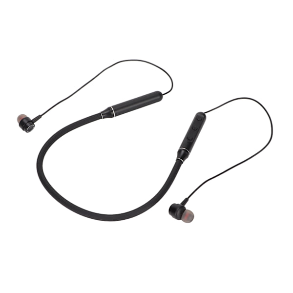 WSYD600 Bluetooth-kaulanauha-kuulokkeet langattomat stereokuulokkeet urheiluun juoksuun kävelyyn (musta)
