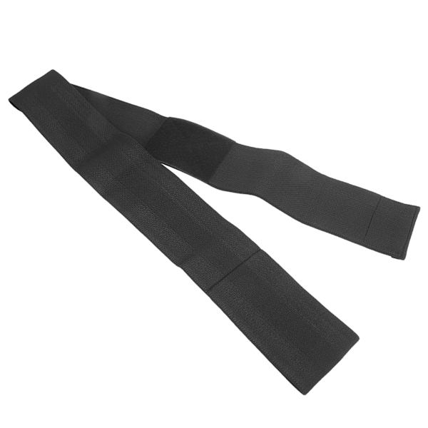 Albuebøjle Elastisk Bandage Wrap Kompressionsærme Sportsalbuebeskytter Bøjle Sort