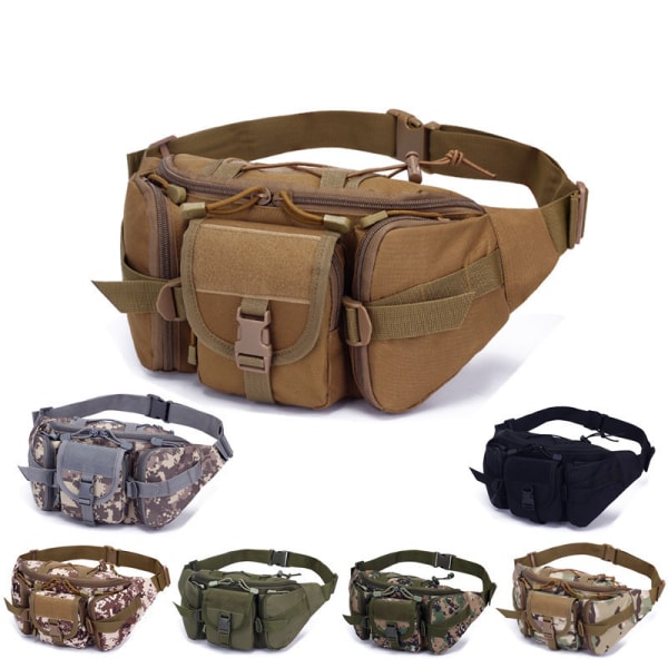 Vattentät Nylon Midjeväska för Män - CP Camouflage