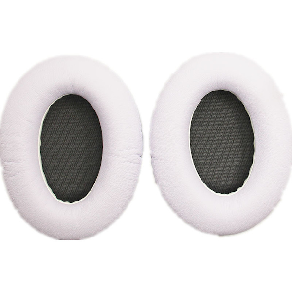 BOSE hörlursfodral QC35 QC2 QC25 QC15 AE2i hörlursöronkuddar i havsbomull White with Gray Pad Cotton