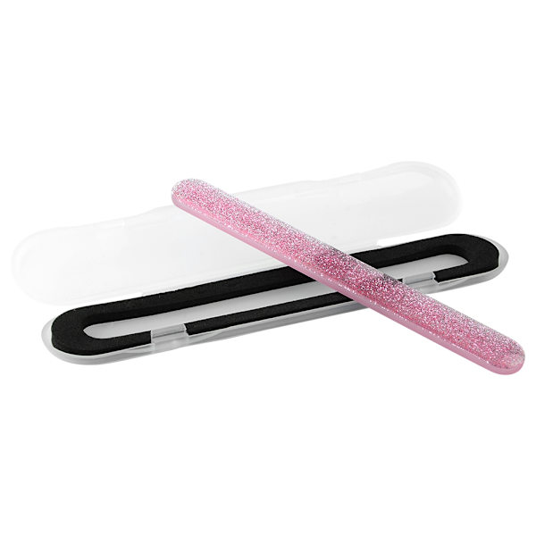 Nano Glas Fod Rasp Fil til Fjernelse af Død Hud og Hård Hud - Pedikyrpleje (Pink, 12cm)