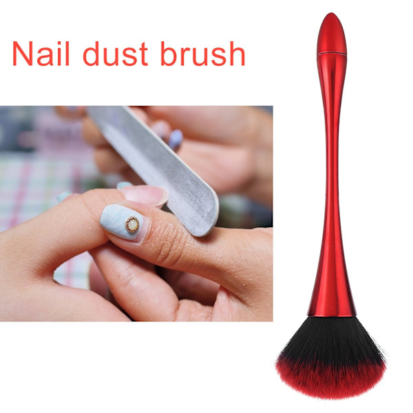Blød Negle Støv Rengøringsbørste Neglekunst Pulver Støv Fjerningsbørster Manicure DIY Værktøj 2