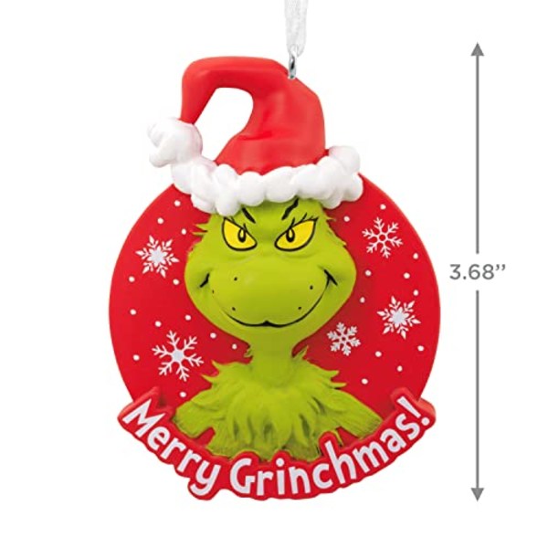 Hallmark Dr Seuss How The Grinch Stole Christmas! Merry Grinchmas prydnad 1