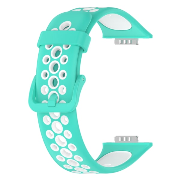 Udskiftningsbånd, der er kompatible med HUAWEI Watch FIT2 åndbare silikone-armbånd med to farver, justerbar Smartwatch-håndledsrem