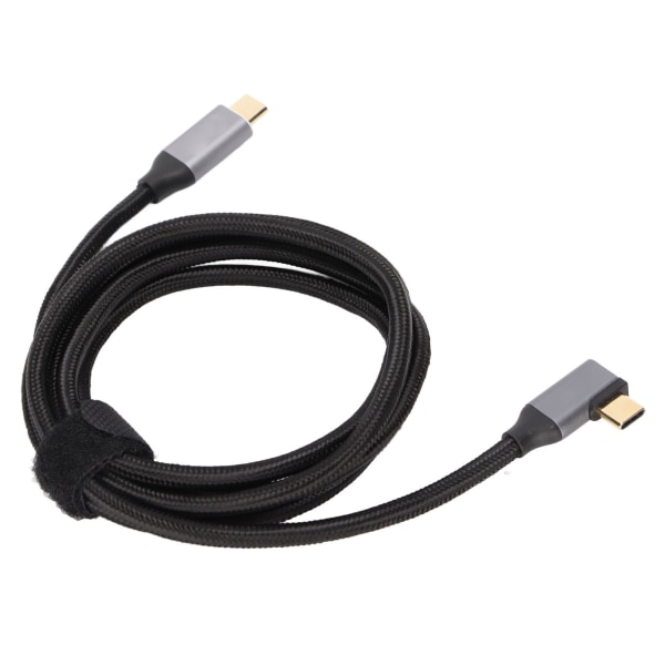 100W PD Nylonflettet USB-C Hurtigladingskabel USB 3.1 Gen2 10 Gbps 3 Kabel 4K ved 60 Hz 1,5 m