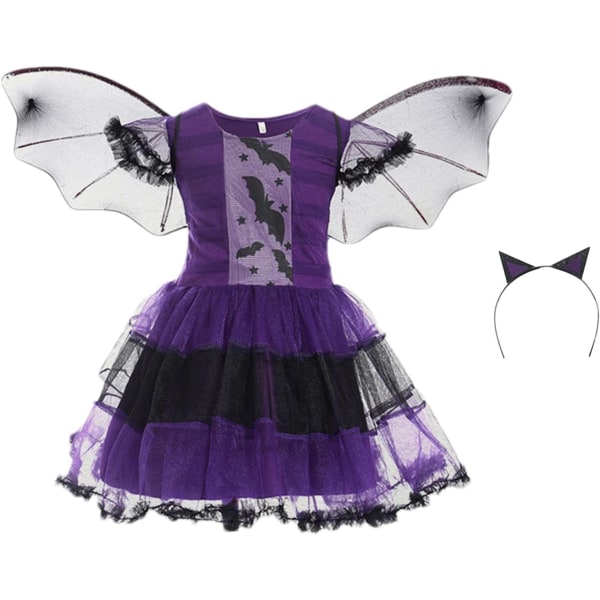Fancy Witch Halloween Dress Up Sæt til stald