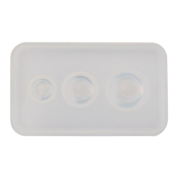 3D Stereo Sfærisk Silikonform DIY Smykke Epoxyform Smykkehåndværk Vedhængsfremstillingsværktøj