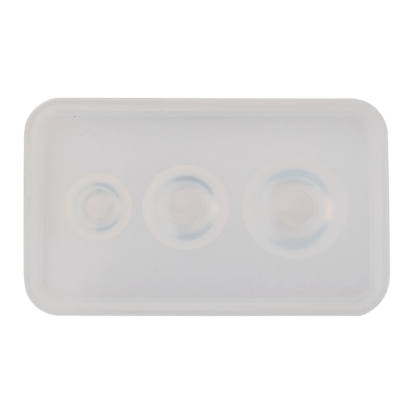 3D Stereo Sferisk Silikonform DIY Smykke Epoxyform Smykkehåndverk Hengerproduksjonsverktøy