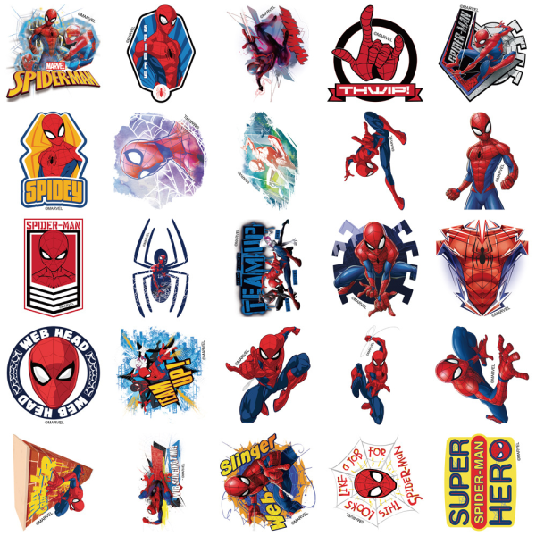 4 Spider-Man-tarraa – Lasten leluja The Avengers