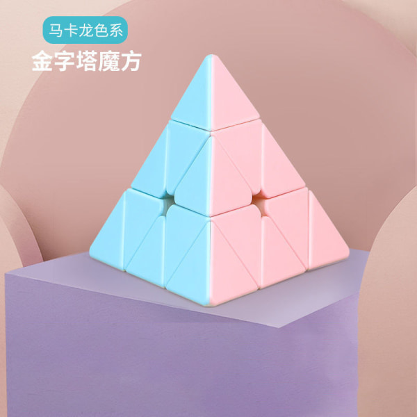 Rubikin kuutio Macaron Color Pyramid -opetuslelu