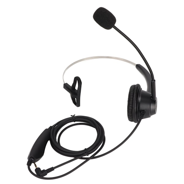 H360‑2.5MV 2.5mm affärsheadset Monaural kontorsheadset med justering av högtalarvolym och mikrofonljud